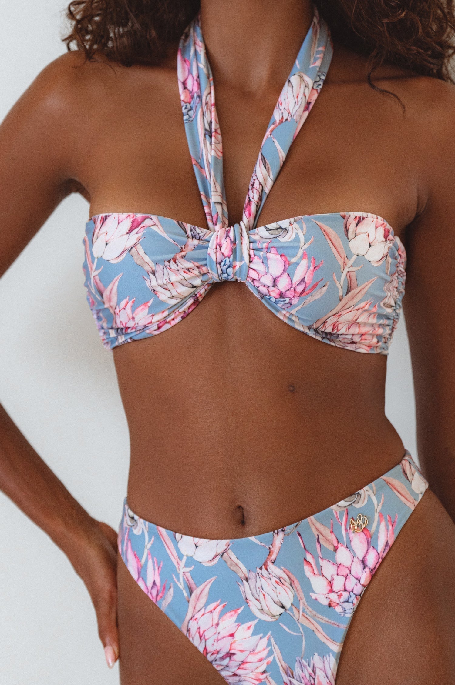 Haut de Bikini Bandeau Palmeria - Maillot de Bain Élégant