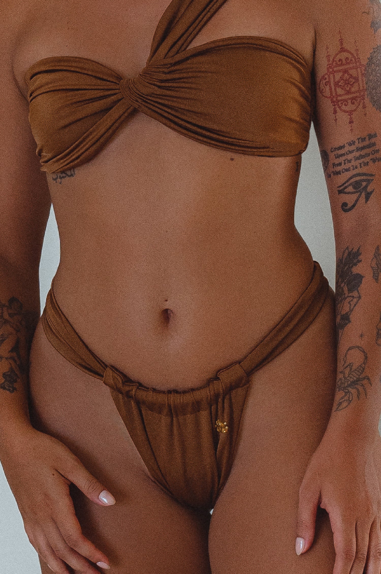 Bas de Bikini Coulissant Tropea - Maillot de Bain Ajustable