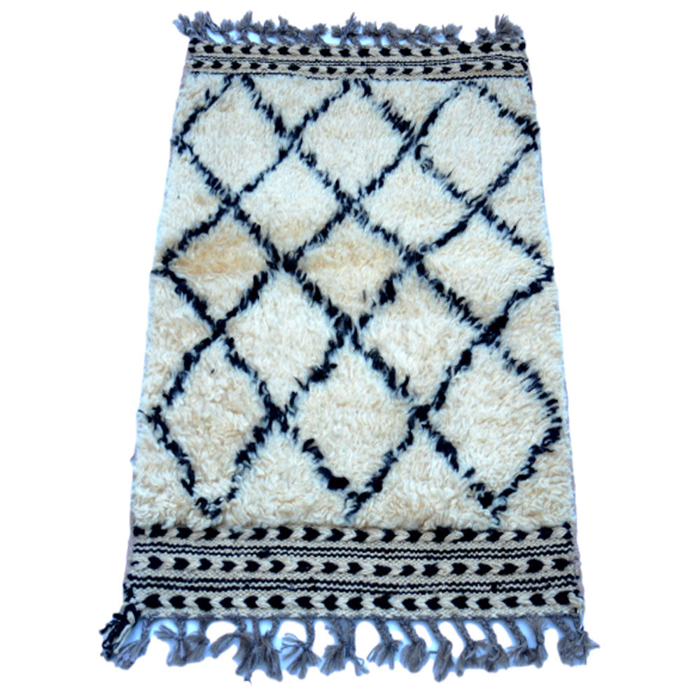 Berber Clay Ash Fluffy HandKnotted Soft Rug