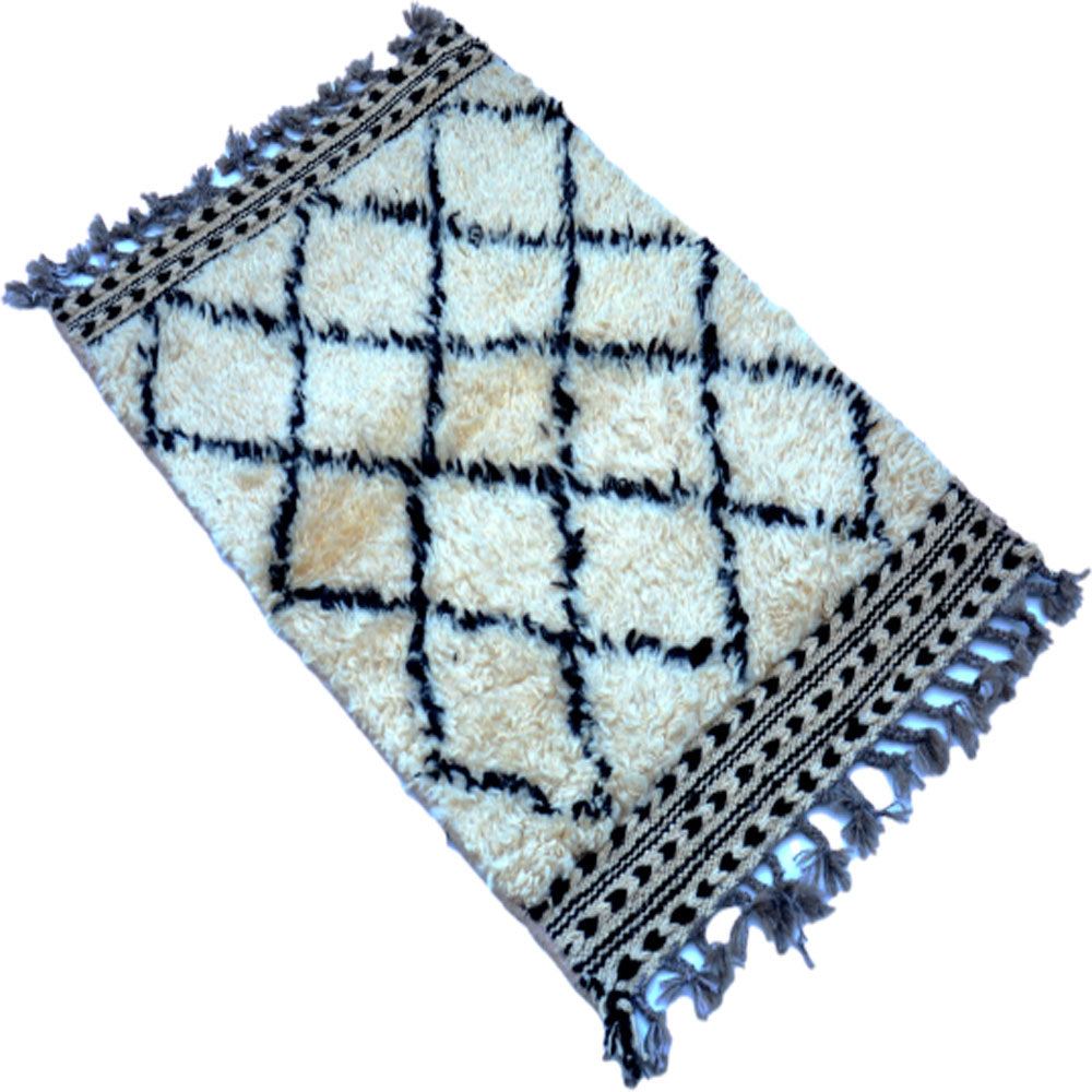 Berber Clay Ash Fluffy HandKnotted Soft Rug