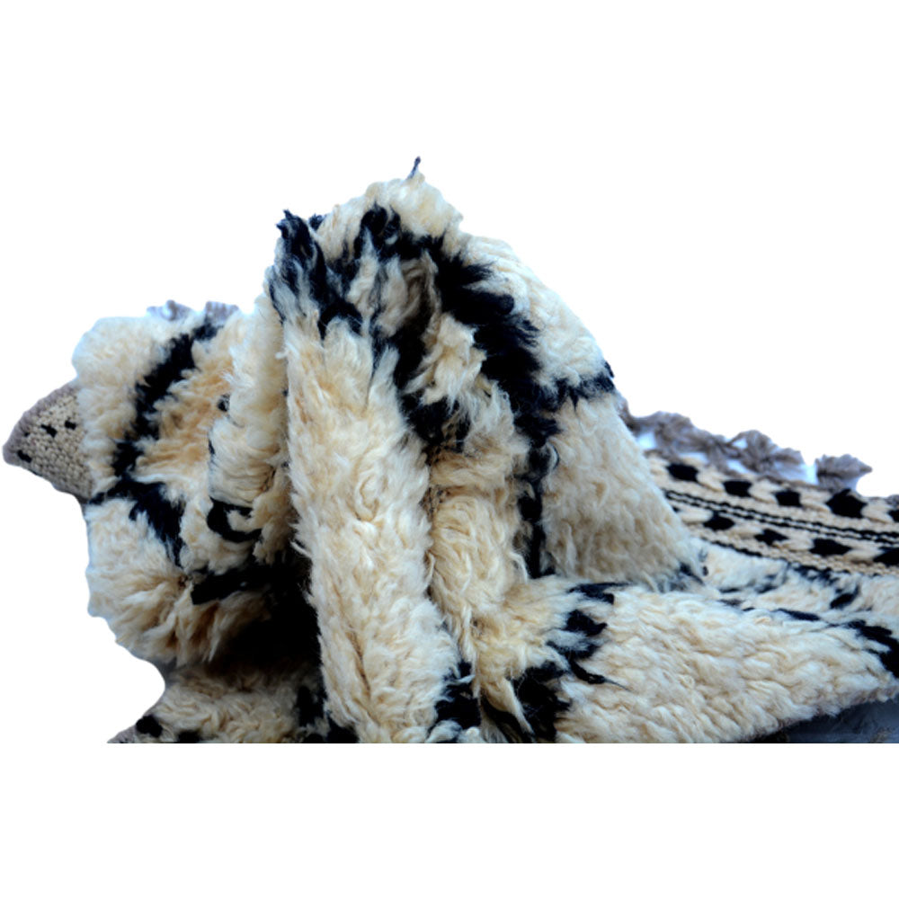 Berber Clay Ash Fluffy HandKnotted Soft Rug