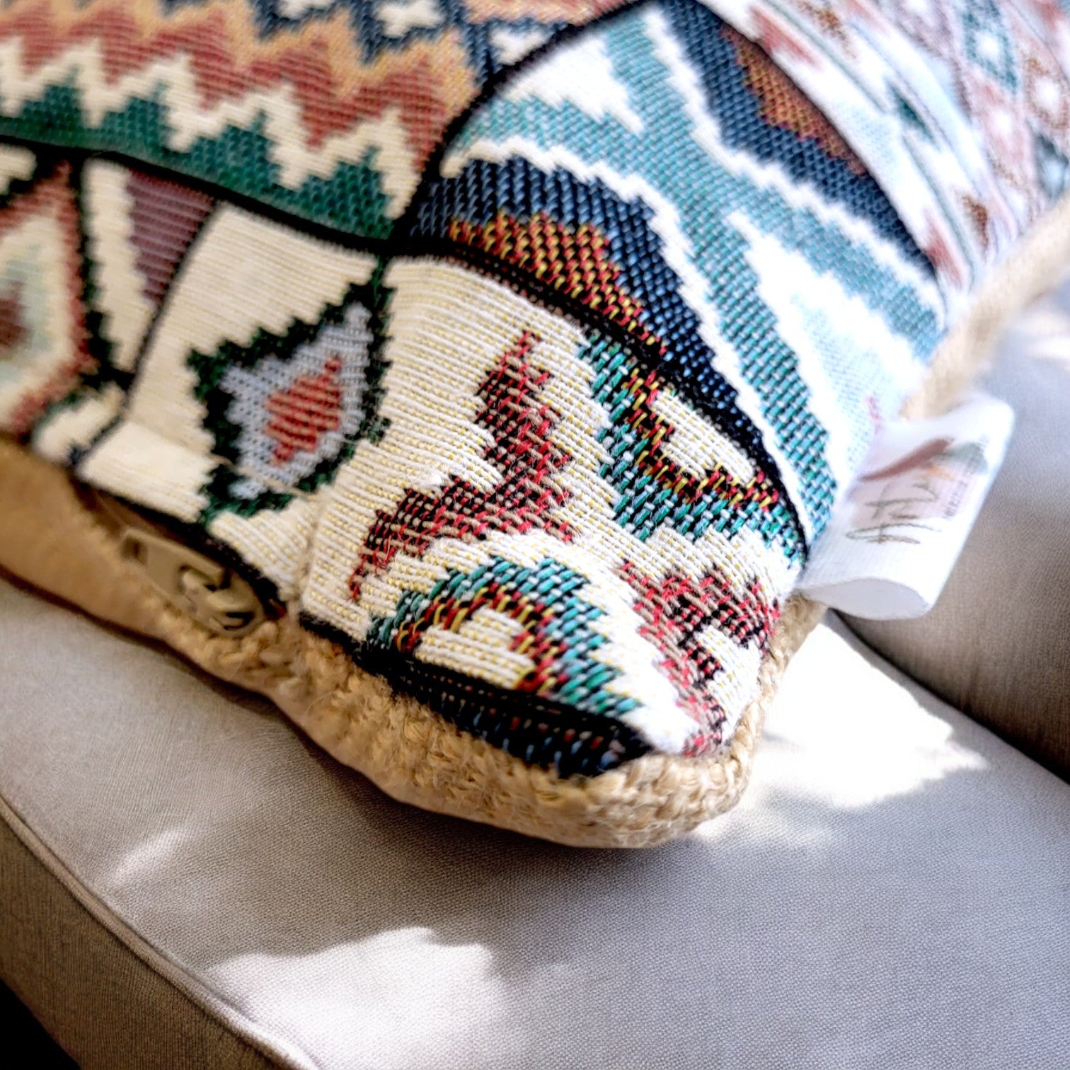 Aztec Blue Cushion Cover