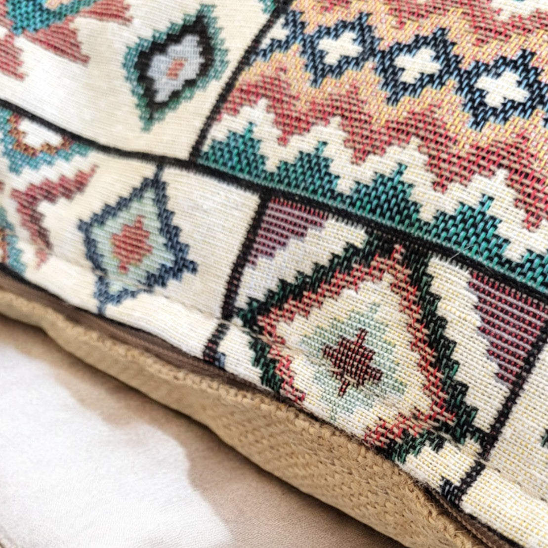 Aztec Blue Cushion Cover